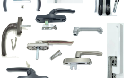 Manetas y manillas ventanas aluminio y PVC